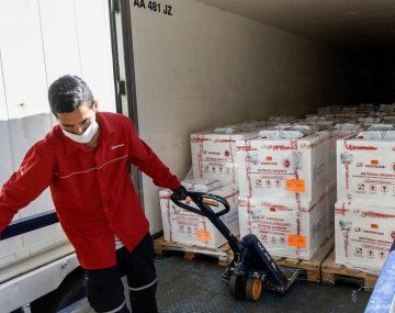 Comenzó la distribución de casi 800 mil vacunas de COVAX que llegaron este domingo