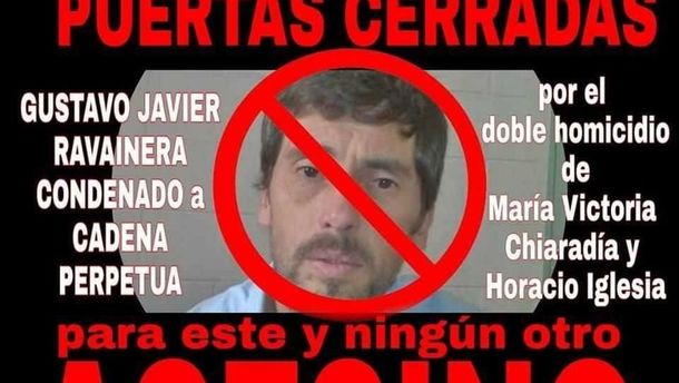 Un pueblo de Bahía Blanca pide que echen a un asesino que recibió arresto domiciliario