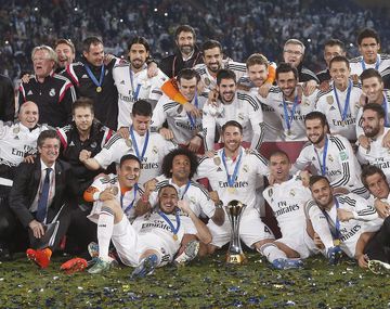 Los festejos del Real Madrid campeón del mundo