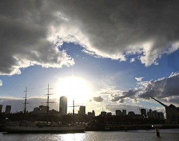 La semana corta termina con tiempo cálido y vientos fuertes en el AMBA