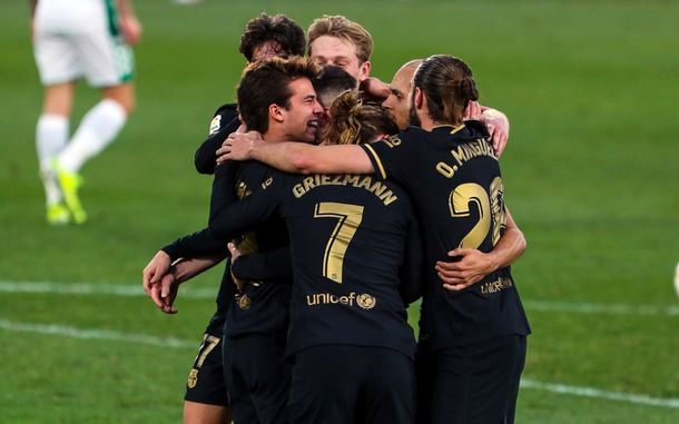 Barcelona, sin Lionel Messi, venció al Elche