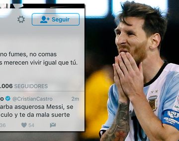 Cristian Castro criticó a Messi y se arrepintió