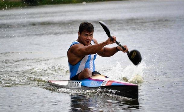 El argentino Rubén Rezola finalizó último en la final B del K1 200 de canotaje