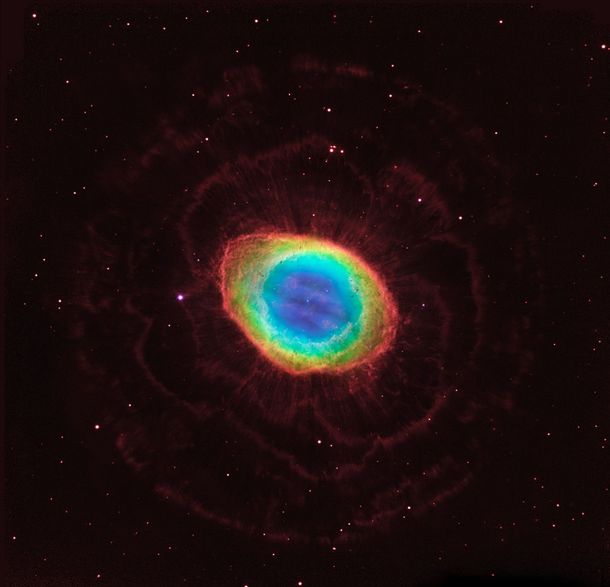 Logran capturar una  alucinante imagen de la Nebulosa del Anillo