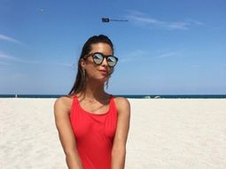 Agustina Casanova, al mejor estilo Baywatch en Miami