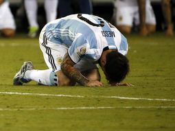 El llanto de Messi, uno de los momentos más recordados El llanto de Messi, uno de los momentos más recordados