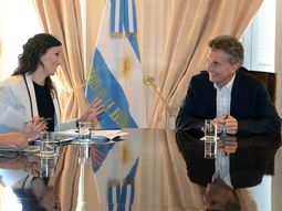 Carolina Stanley y Mauricio Macri