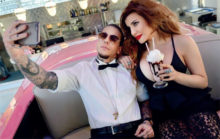Alexander y Charlotte Caniggia