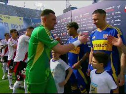 Por qué Cristian Lema no quiso saludar a Franco Armani en el Superclásico