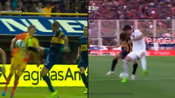 El otro reglamento para Boca: de la plancha de Tevez a la patada del Cata