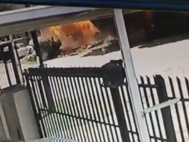 Así fue la explosión y derrumbe de la casa de Los Polvorines