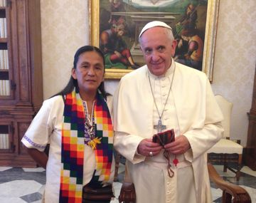 Milagro Sala se reunió con Francisco en audiencia privada