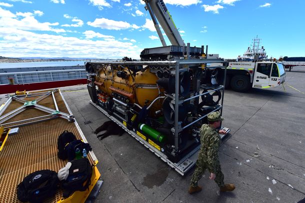 EEUU envió un minisubmarino para salvar a la tripulación del ARA San Juan