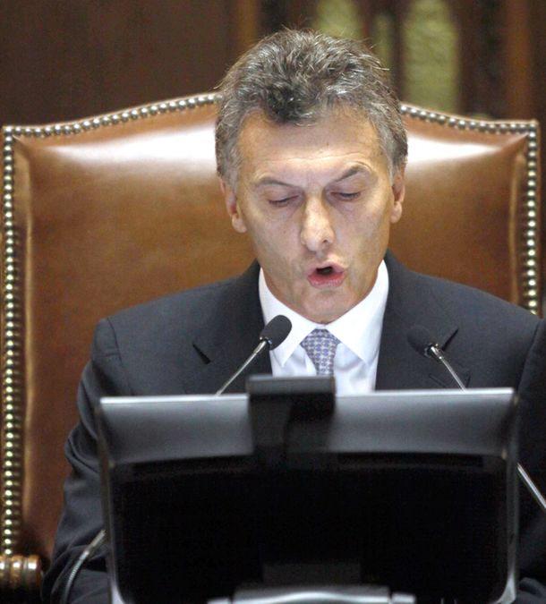 El blooper de Mauricio Macri en su discurso en la Legislatura