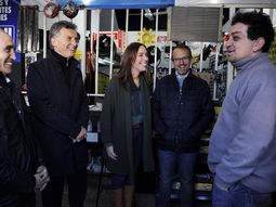 macri visito tres de febrero con vidal y salvador macri visito tres de febrero con vidal y salvador