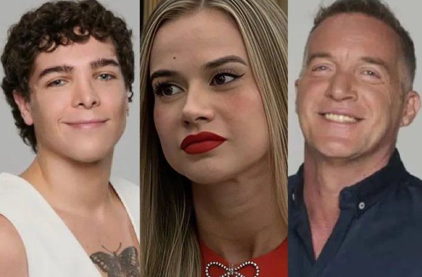 Juani Car, Cinzia Francischiello y Eduardo Carrera, de Gran Hermano Generación Dorada. Juani Car, Cinzia Francischiello y Eduardo Carrera, de Gran Hermano Generación Dorada.