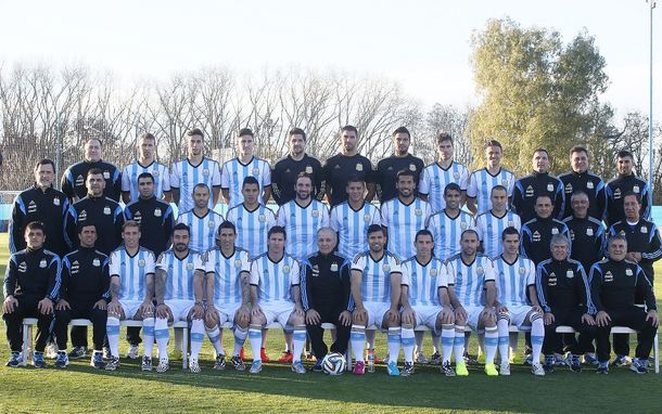 Las fotos oficiales de la Selección Argentina para Brasil 2014