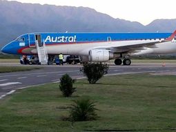 Avión varado en el aire&nbsp;