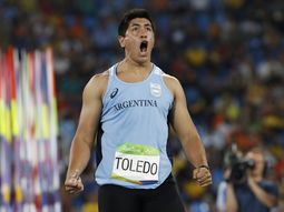 Braian Toledo clasificó para la final olímpica en el lanzamiento de jabalina