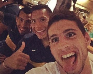 Mirá el festejo de los jugadores de Boca y sus cantitos contra River