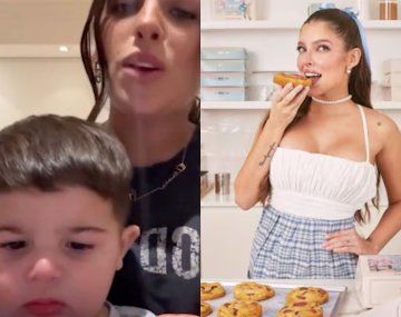 La reacción viral del hijo de Valu Cervantes y Enzo Fernández al probar las cookies de Sofi Gonet