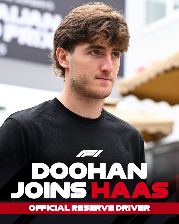 Jack Doohan buscará relanzar su carrera en la Fórmula 1 en la escudería estadounidense tras su paso por Alpine. Jack Doohan buscará relanzar su carrera en la Fórmula 1 en la escudería estadounidense tras su paso por Alpine.