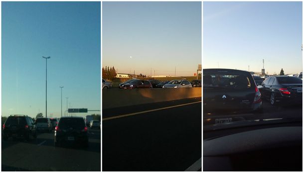 A paso de hombre: la autopista Bs.As.-La Plata, colapsada por el éxodo de Pascua