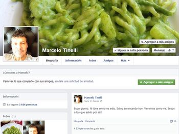 Marcelo Tinelli abrió su cuenta de Facebook y es furor