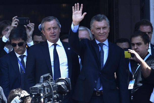 Macri vivió un mal momento a la salida del Congreso