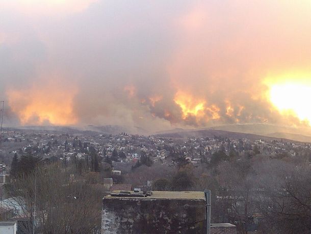 El feroz incendio afectó 1.500 hectáreas de bosque nativo