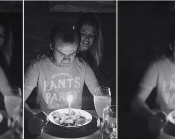 María del Cerro y su hermano