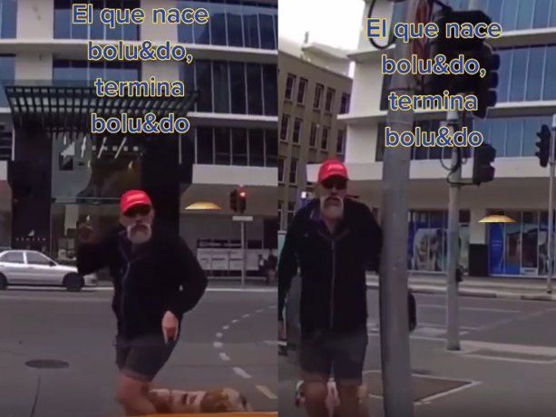Viral: se enojó y terminó haciendo un papelón en la calle