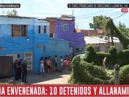 Cocaína envenenada: allanamiento, detenidos y al menos 12 muertos
