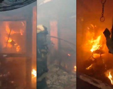 Floresta: se incendió una galería