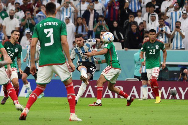 Enzo Fernández reveló qué le dijo Lionel Messi antes de su gol a México