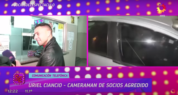 Habló el camarógrafo agredido  por los amigos de Matías Defederico