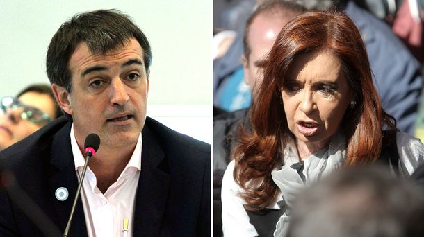 Esteban Bullrich y Cristina Kirchner