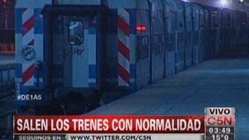 no hay paro: los trenes salen con normalidad en constitucion no hay paro: los trenes salen con normalidad en constitucion