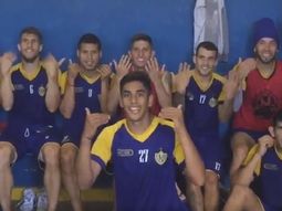 El video fue subido por el volante Nahuel Peralta