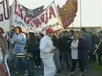 Caos en la Panamericana por un piquete de docentes