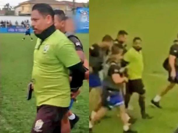 Escándalo en Brasil: detienen a un árbitro en pleno partido por vínculos con el narcotráfico