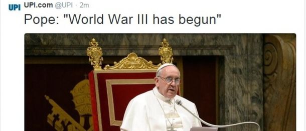 Anuncian el comienzo de la Tercera Guerra Mundial a través de cuentas de Twitter hackeadas