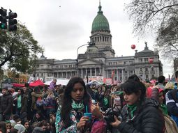 Así fue la manifestación en la Plaza Congreso