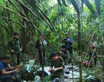 Hallan con vida a los cuatro nenes perdidos durante 40 días en la selva amazónica