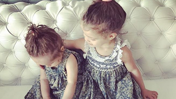 Malaika (hija de Zaira Nara) y Francesca Icardi Malaika (hija de Zaira Nara) y Francesca Icardi