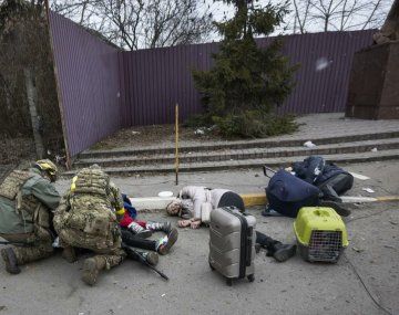El padre de una familia que murió en Ucrania se enteró de todo por Twitter