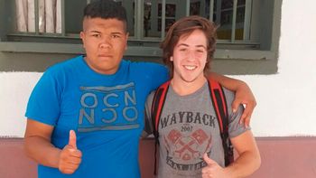 Javier junto a Tomás Beccar Varela. Javier junto a Tomás Beccar Varela.