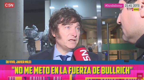 Javier Milei con Lautaro Maislin: No vuelvo a pisar C5N