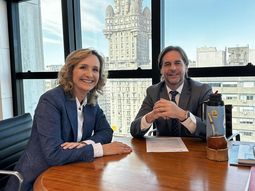 Laura Raffo destacó el gran legado que deja el presidente Luis Lacalle Pou tras la mejora del grado inversor por parte de Moodys. Laura Raffo destacó el gran legado que deja el presidente Luis Lacalle Pou tras la mejora del grado inversor por parte de Moodys.