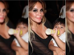 Verónica Ojeda saludó a Dieguito Fernando Verónica Ojeda saludó a Dieguito Fernando